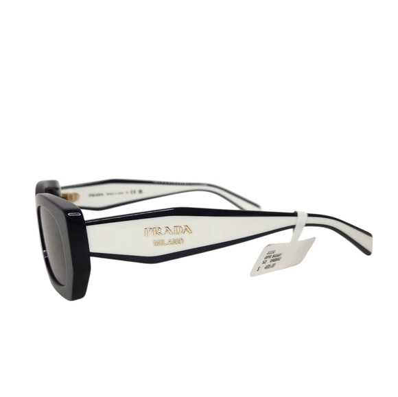 PRADA Black White Sunglasses 53mm - Picture 5 of 8